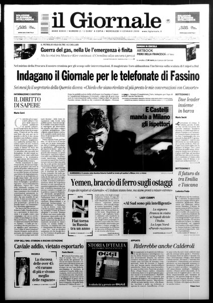 Il giornale : quotidiano del mattino